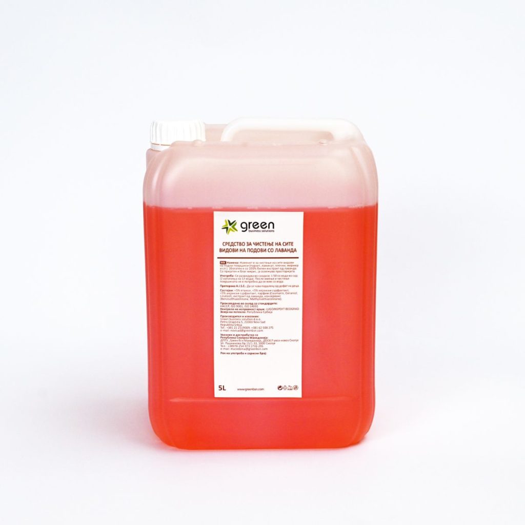 Еко средство за чистење подови – 5 L